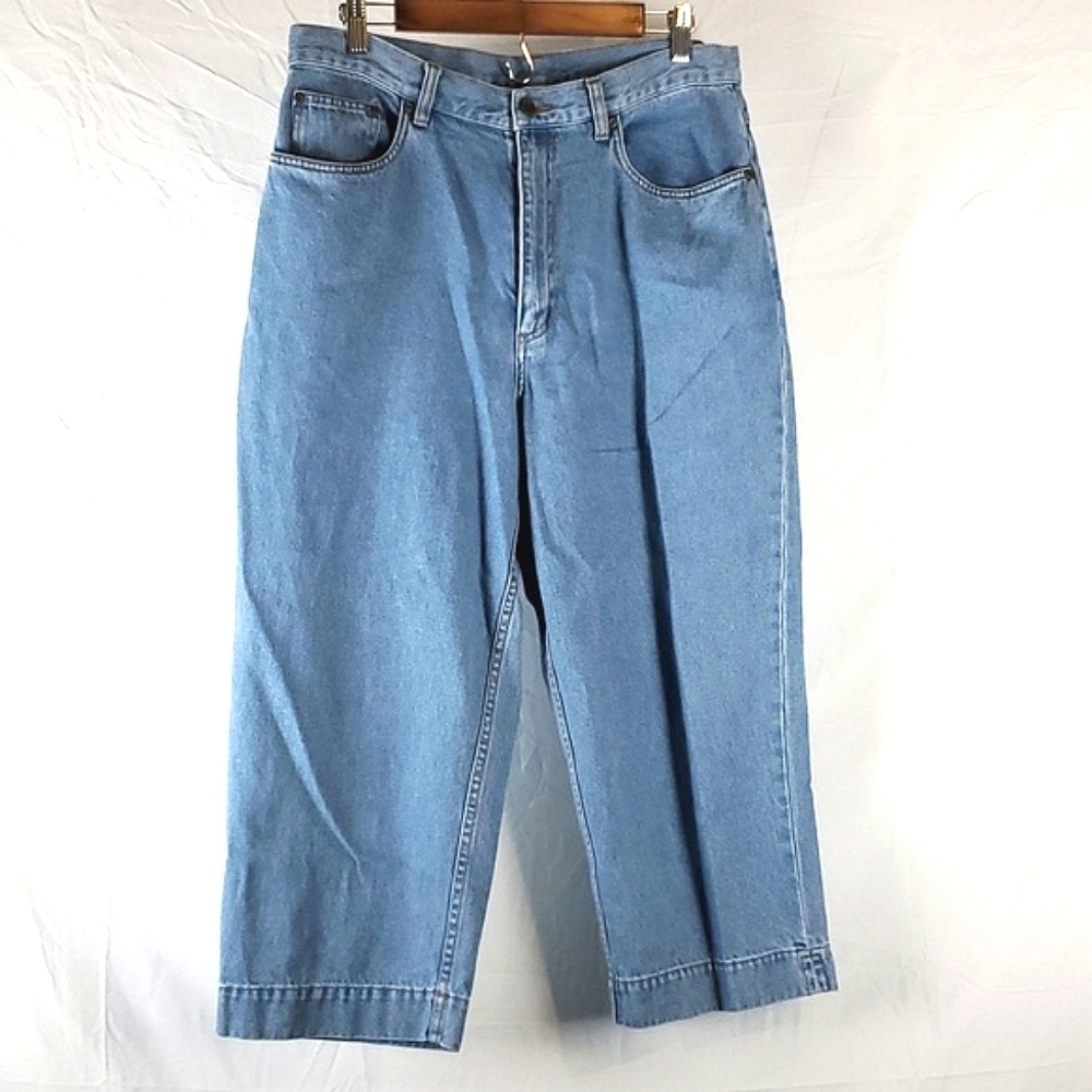 Vintage L.L. Bean Denim Capri‎